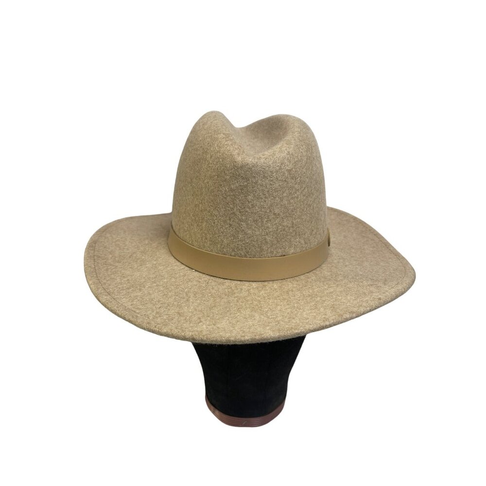 Lack of Color Australia THE MACK Hat Wool Fedora Light Tan Sz S/55 cm - Picture 6 of 10